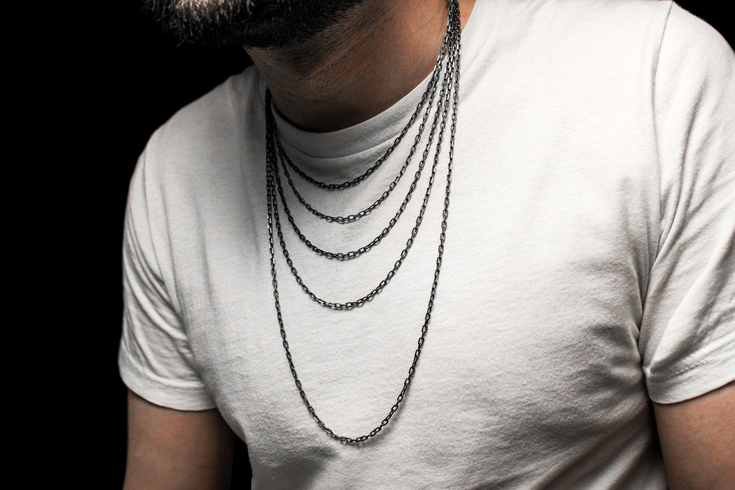 3MM (080) Blackened Anchor Cable Chain