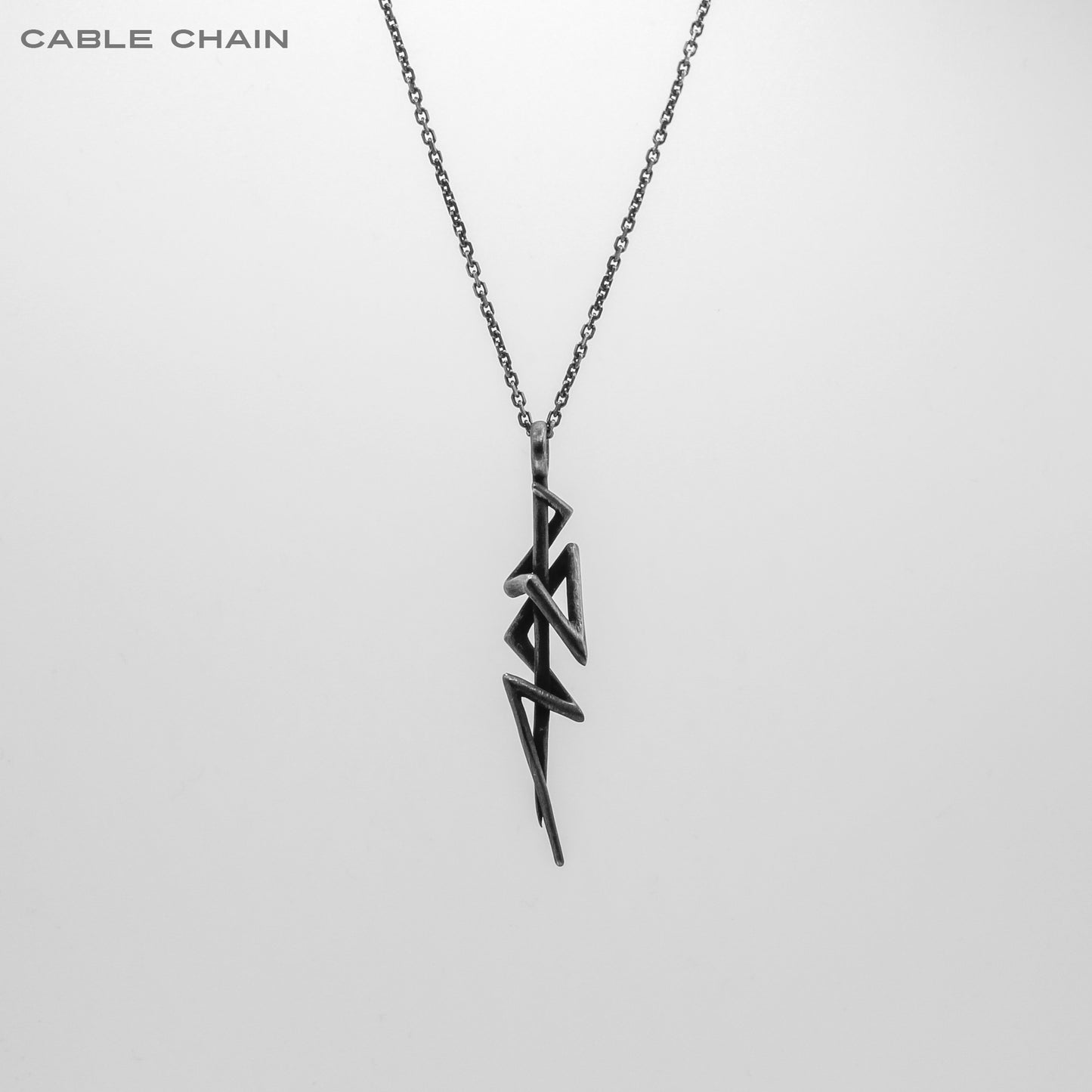 BLACKENED SURGE PENDANT