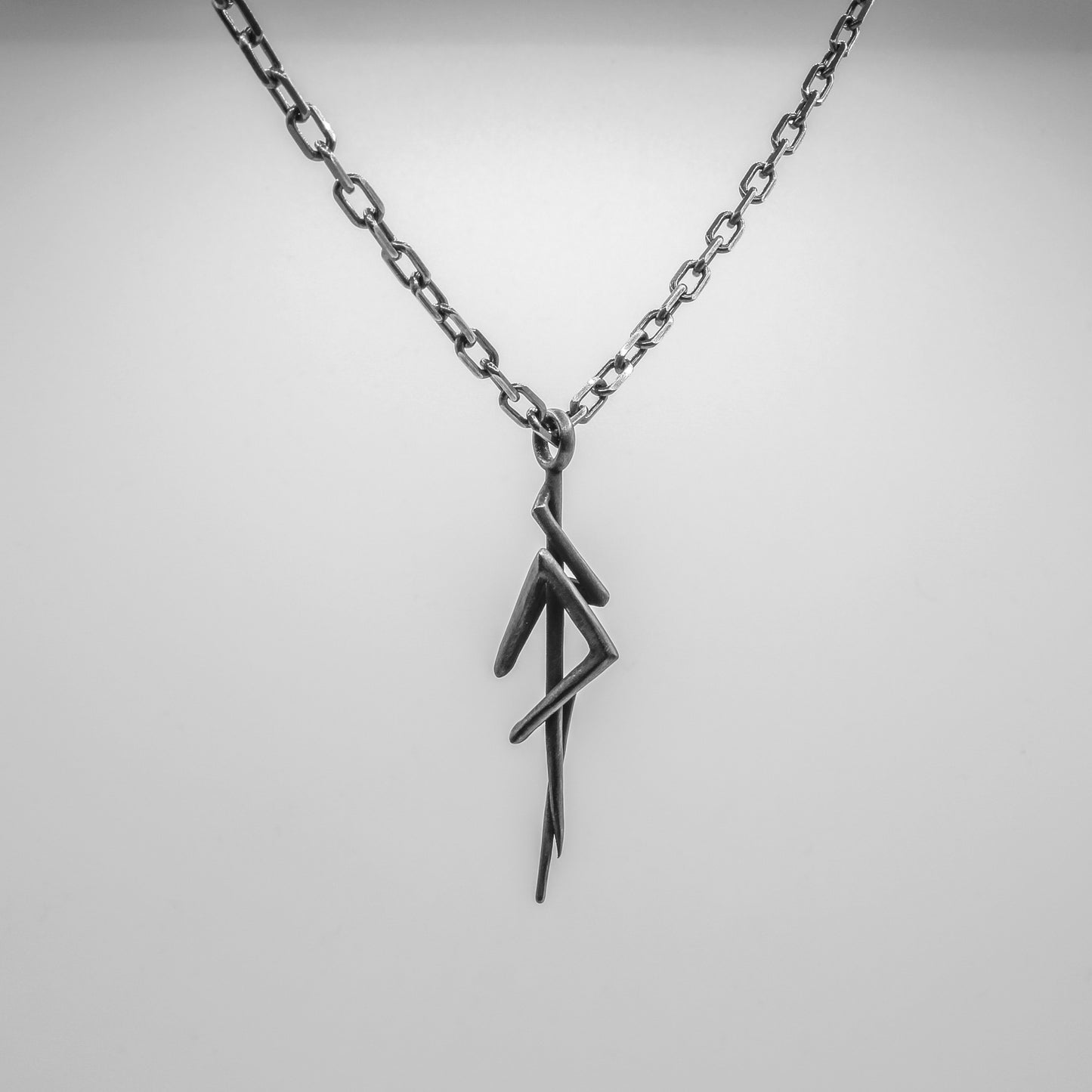 BLACKENED SURGE PENDANT