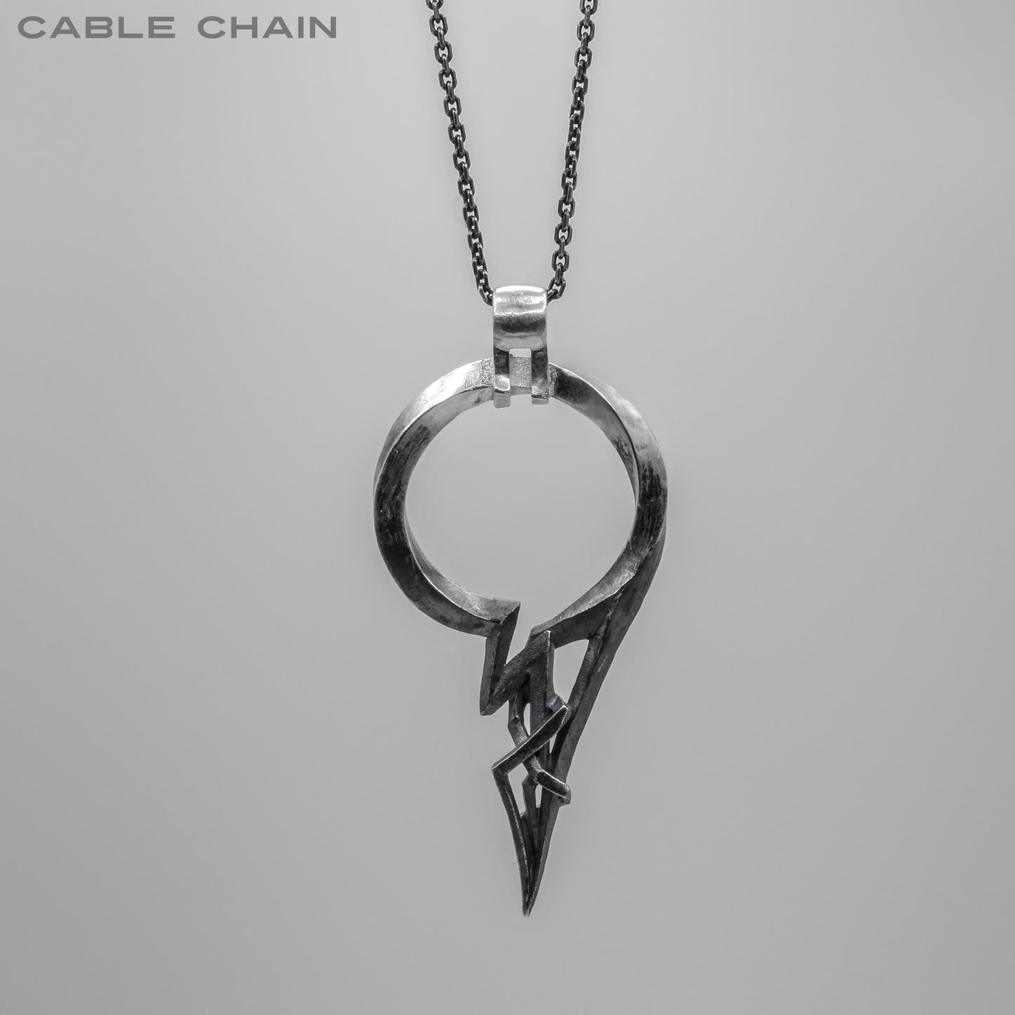 [TWO TONE] INVERSE GAIN PENDANT