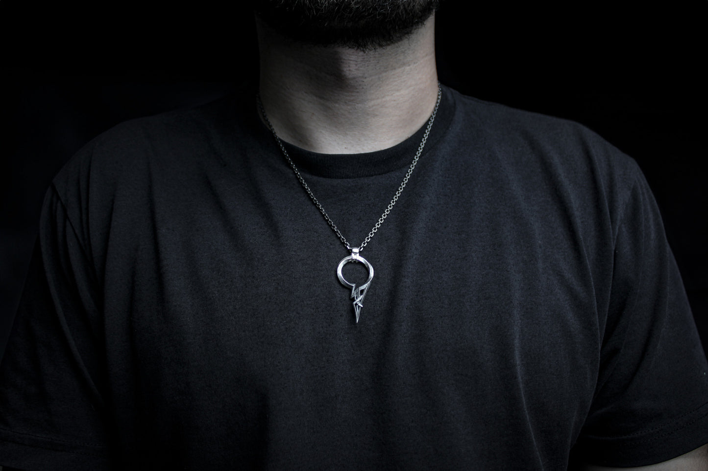 [TWO TONE] INVERSE GAIN PENDANT