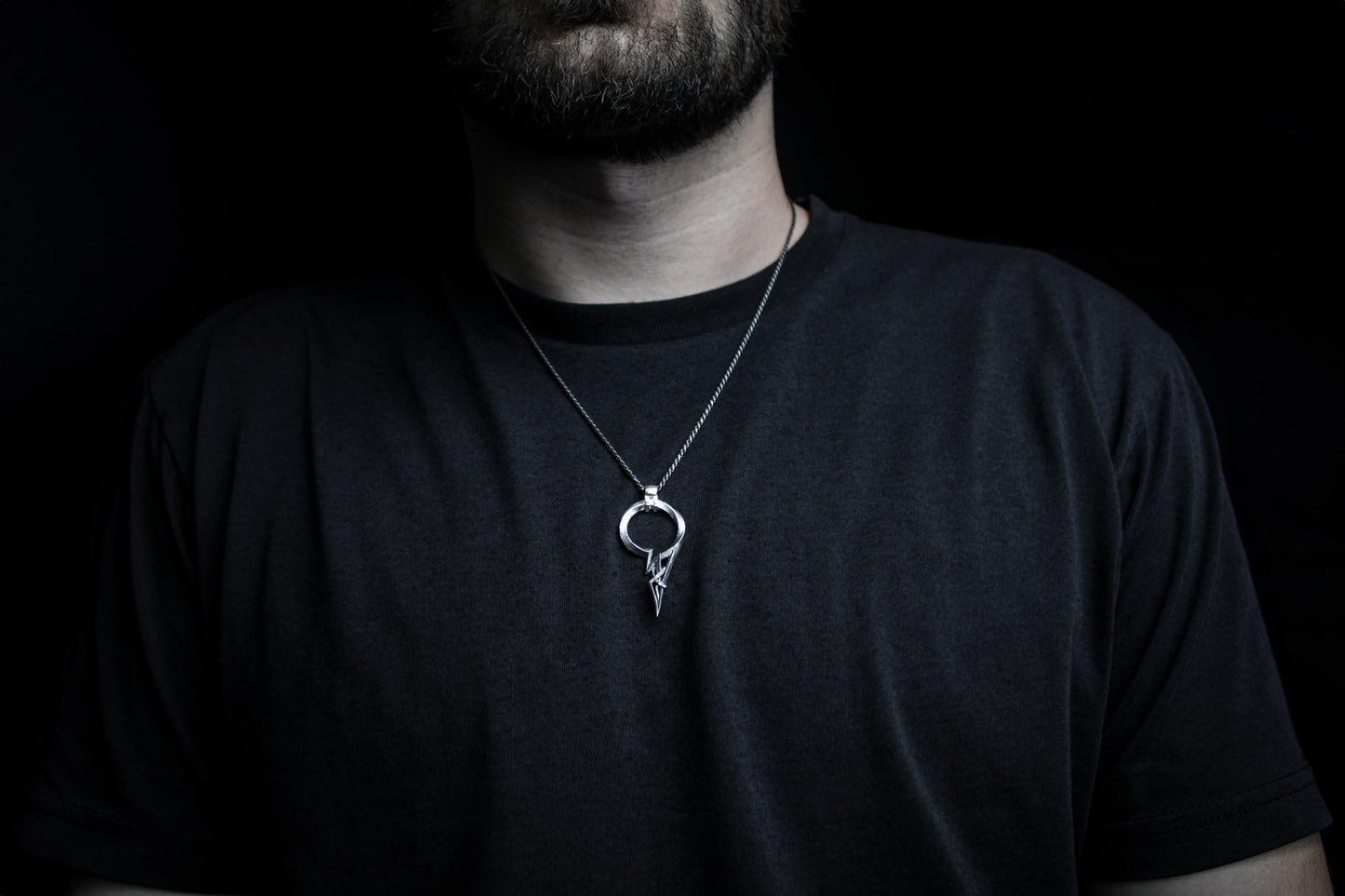 [TWO TONE] INVERSE GAIN PENDANT