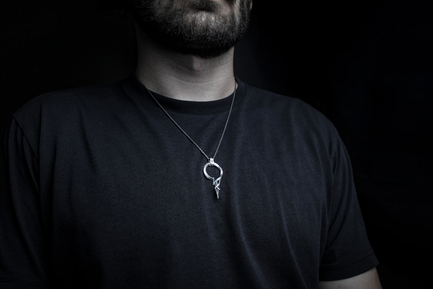 [TWO TONE] INVERSE GAIN PENDANT